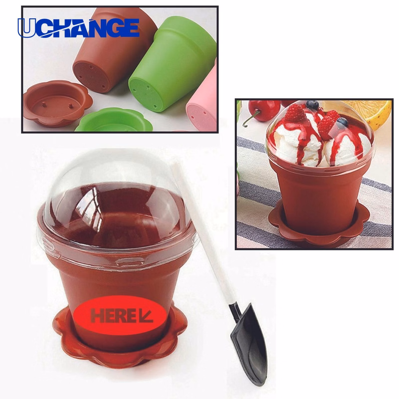 Disposable Cake Cup Container (6 OZ)