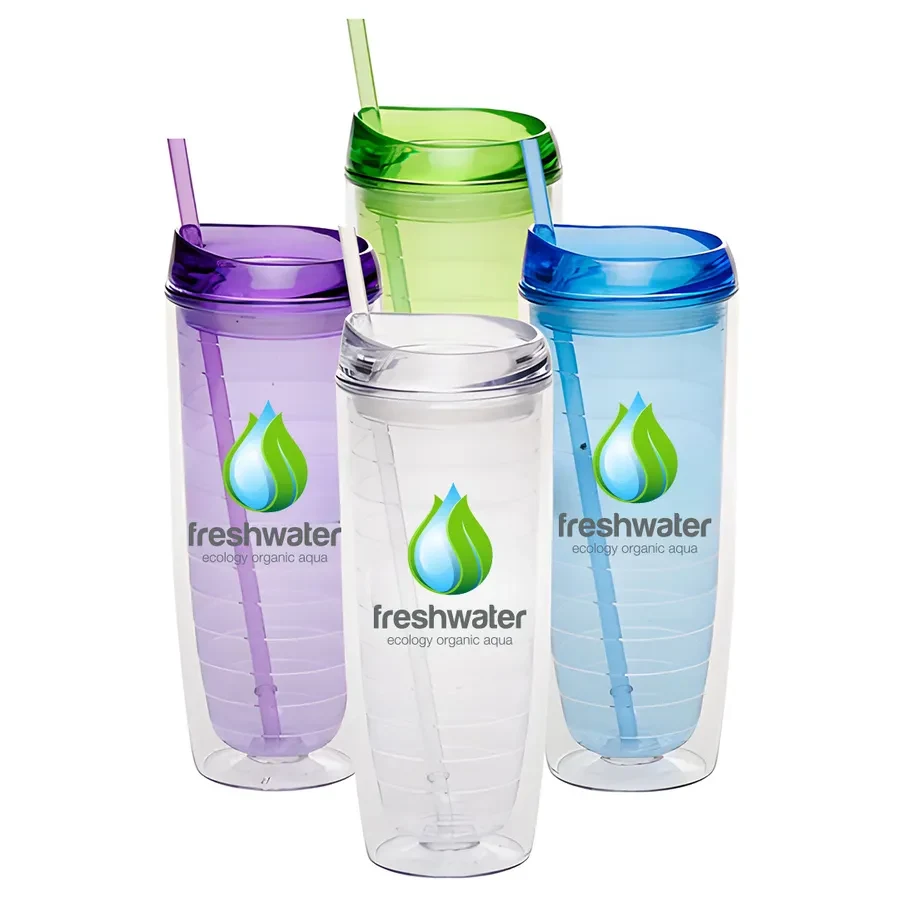 20 Oz Tall Acrylic Sip Drinking Tumblers 1