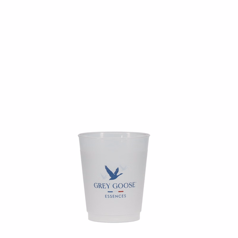 5 oz Frost-Flex Plastic Cup Frosted Hi-Speed Print