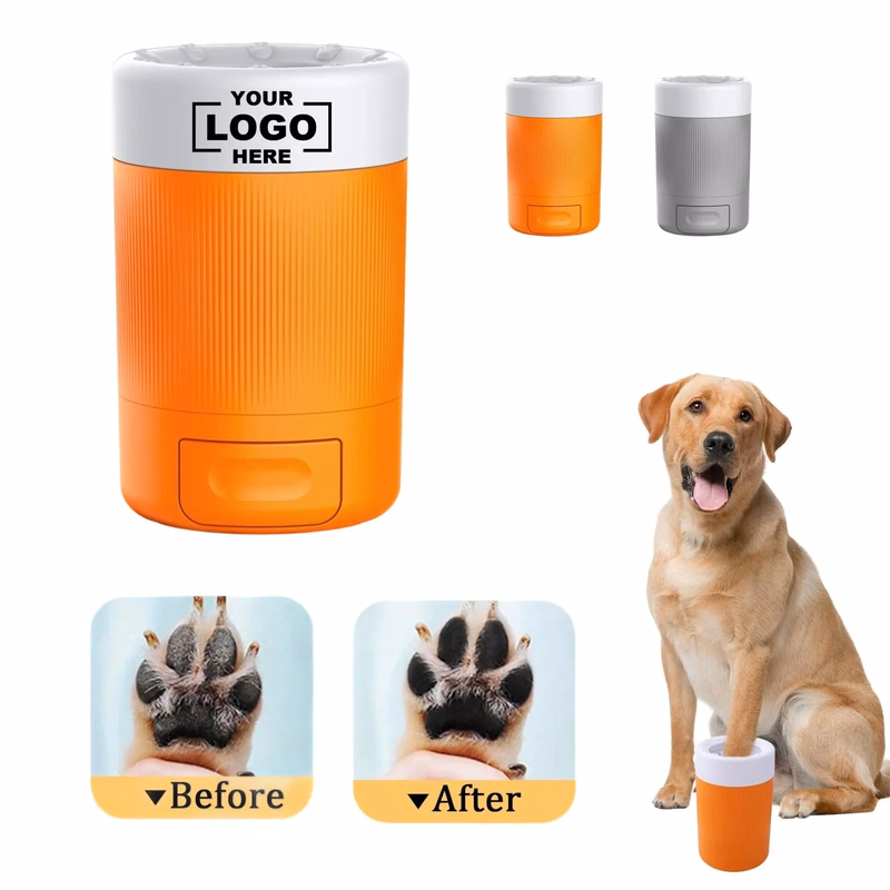 AquaSpin Pro Auto-Rotating Pet Paw Cleaning Station