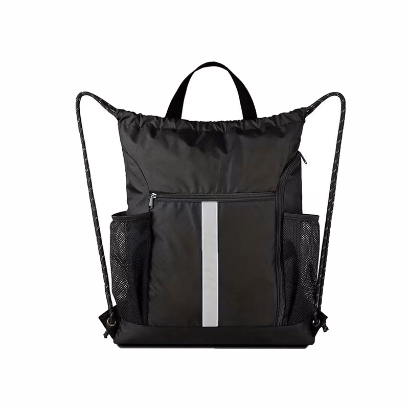Sports Gym Bag With Shoe Compartment Two Water Bottle