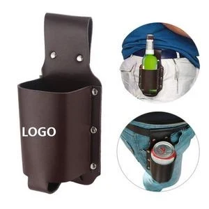 Leather Beer Holster Bottle Holders 1
