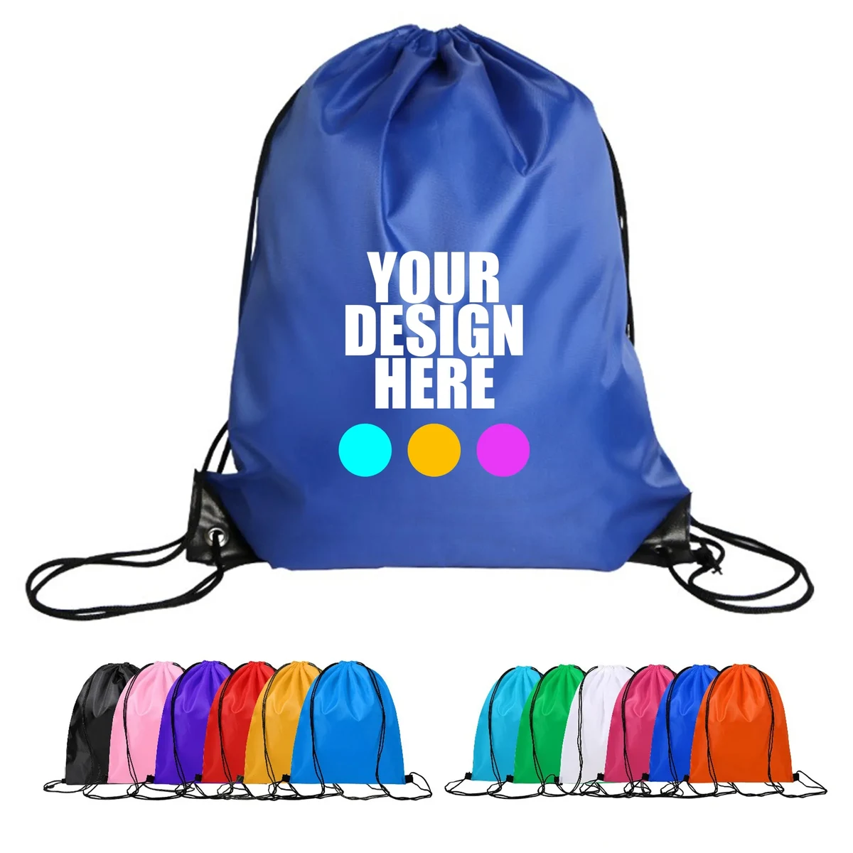 Polyester Drawstring Sportpack MOQ 100PCS 1
