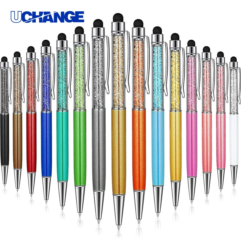 2-in-1 Slim Crystal Diamond Stylus Pen for Premium Branding 1
