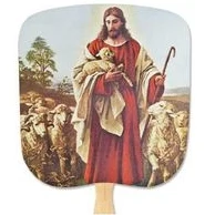 The Good Shepherd Stock Religious & Inspirational Fan 1