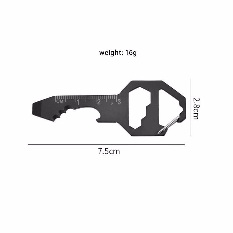 Multi-Function Keychain with Bottle Opener Screwdriver