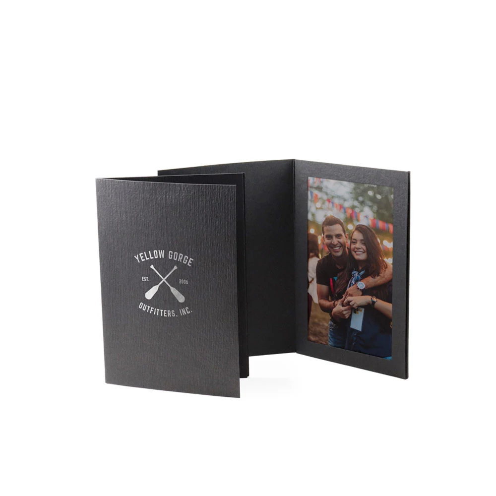 4" x 6" Black Photo Folders 1