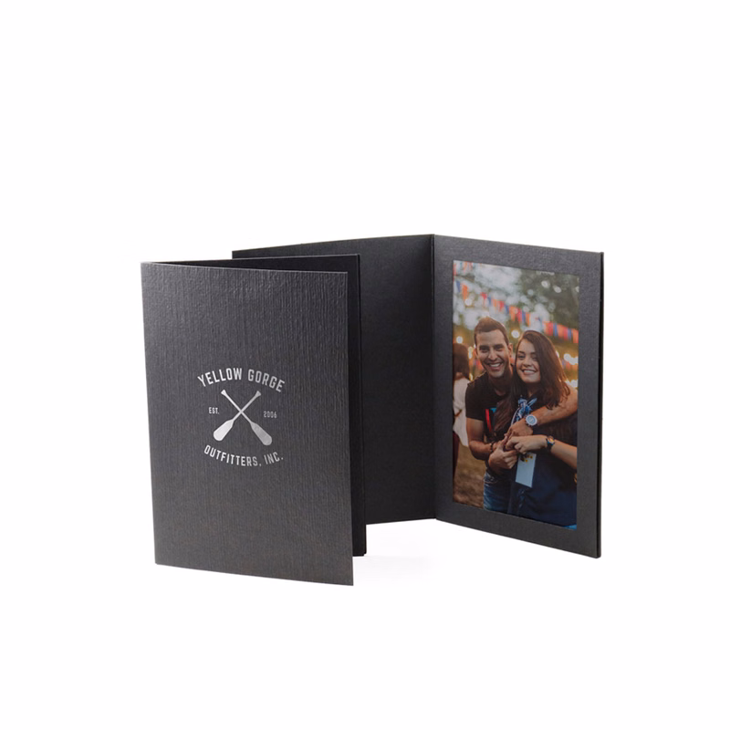 4" x 6" Black Photo Folders