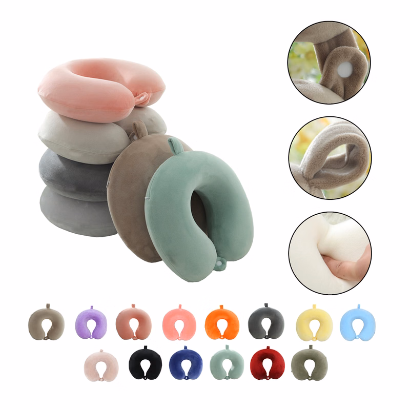 Travel Memory Foam U Neck Pillow