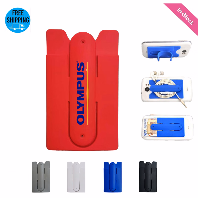 Silicone Cell Phone Wallet With Stand