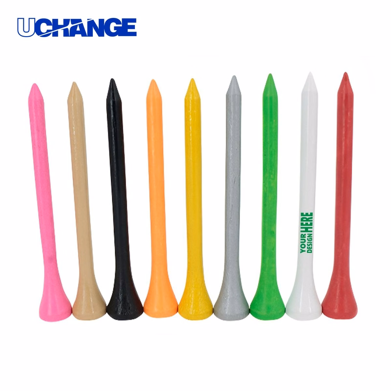 Custom Golf Tees in Vibrant Wooden Colors