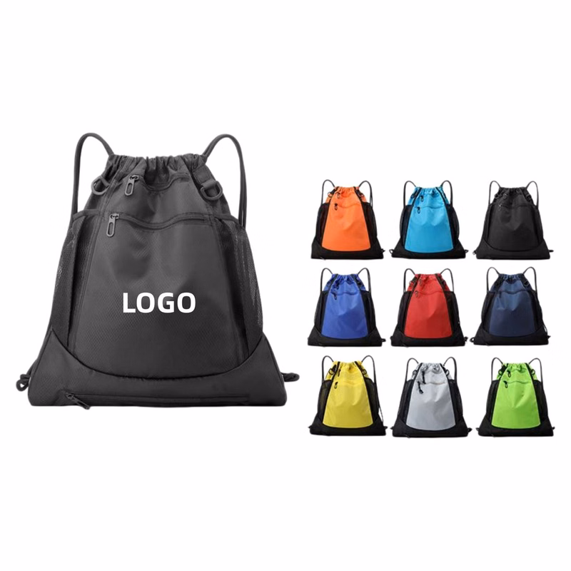 Waterproof Oxford Nylon Drawstring Backpack