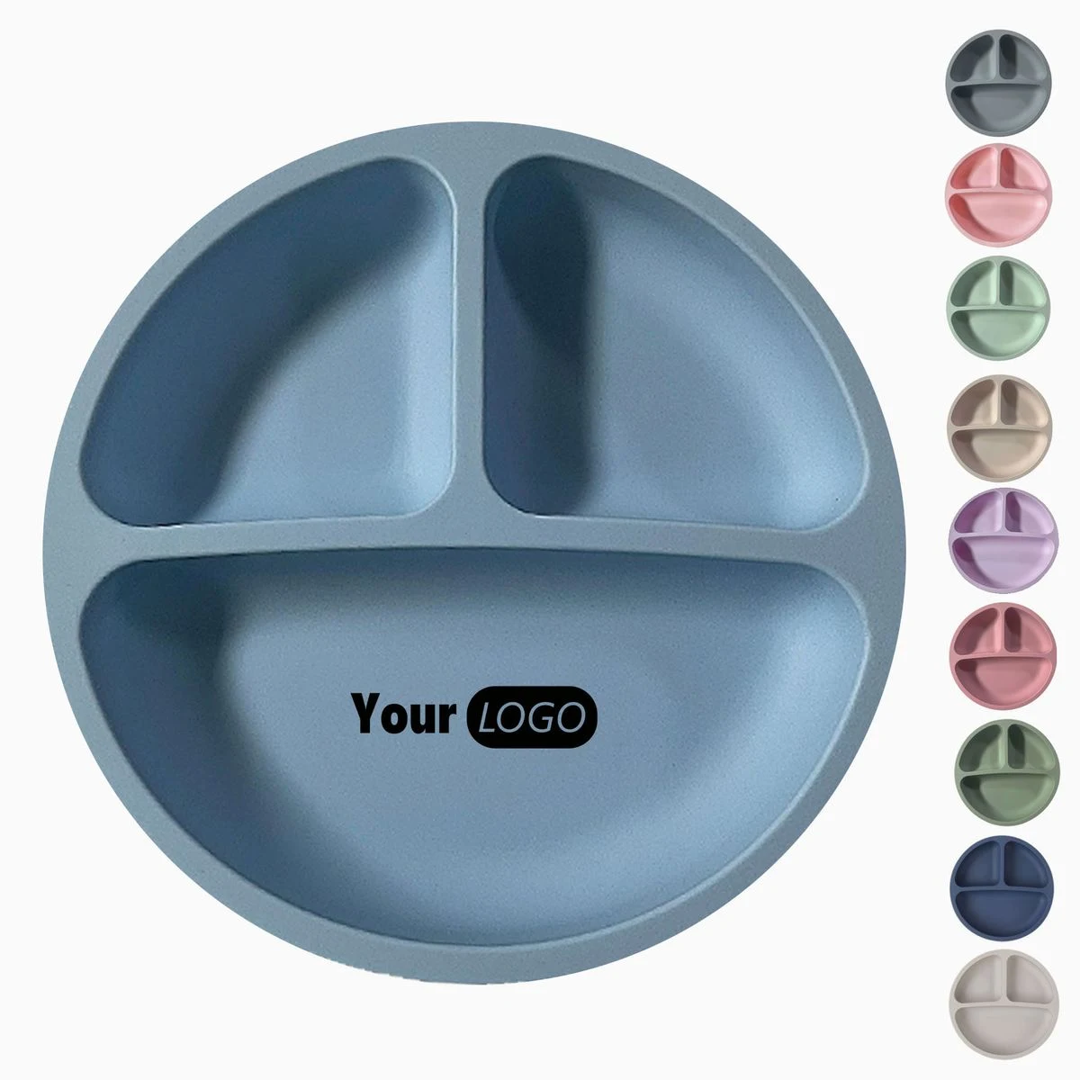 Silicone Baby Feeding Plate 1