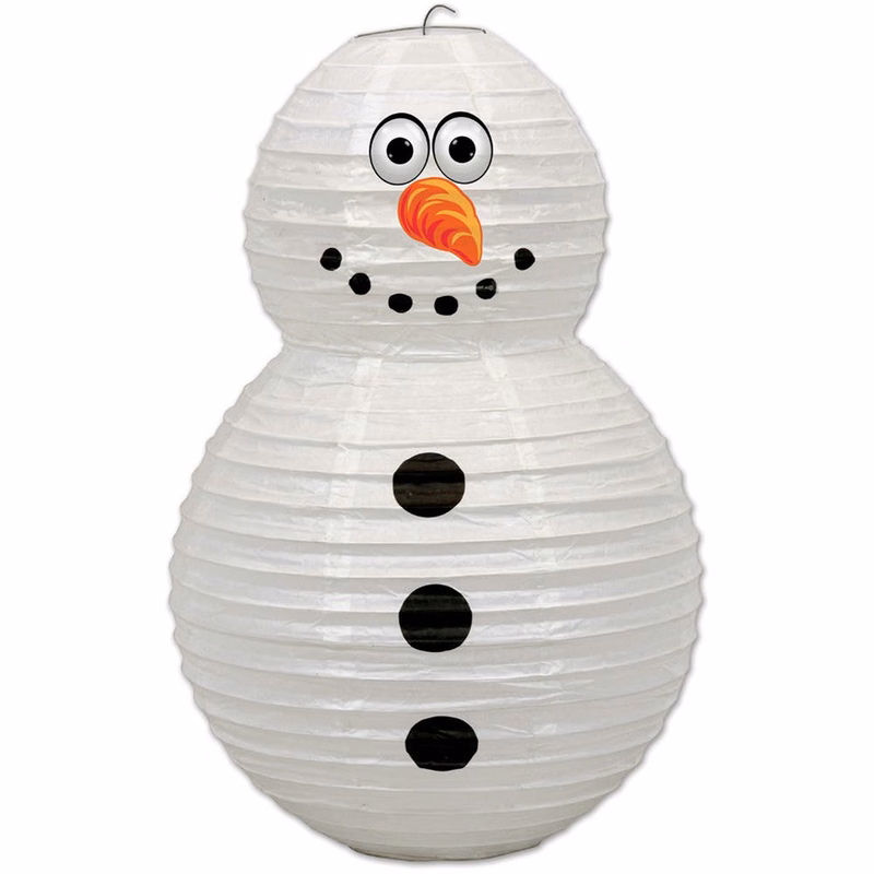 Paper Lanterns - Snowman