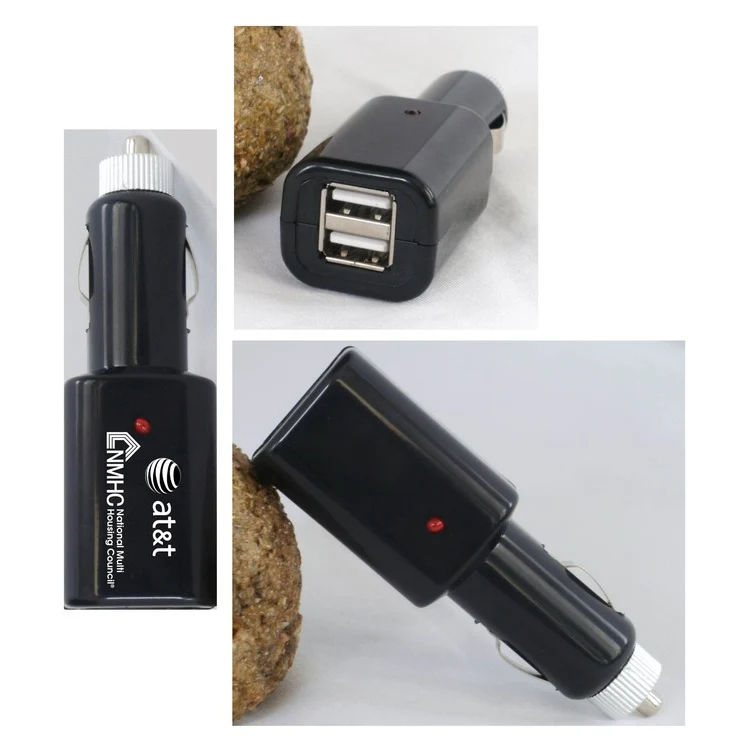 iBank ® Dual USB Car Charger for iPad, iPhone, iPod, USB Devices 1
