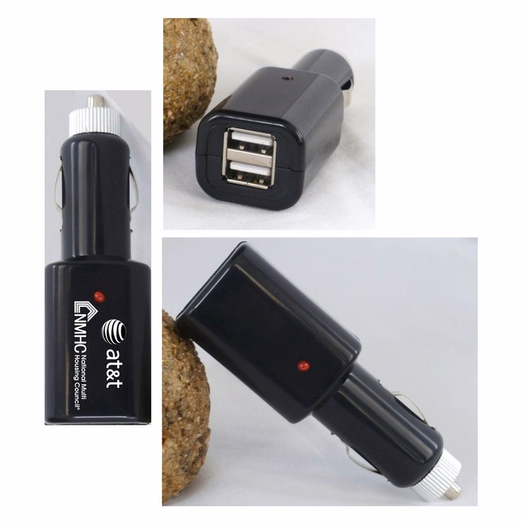iBank ® Dual USB Car Charger for iPad, iPhone, iPod, USB Devices
