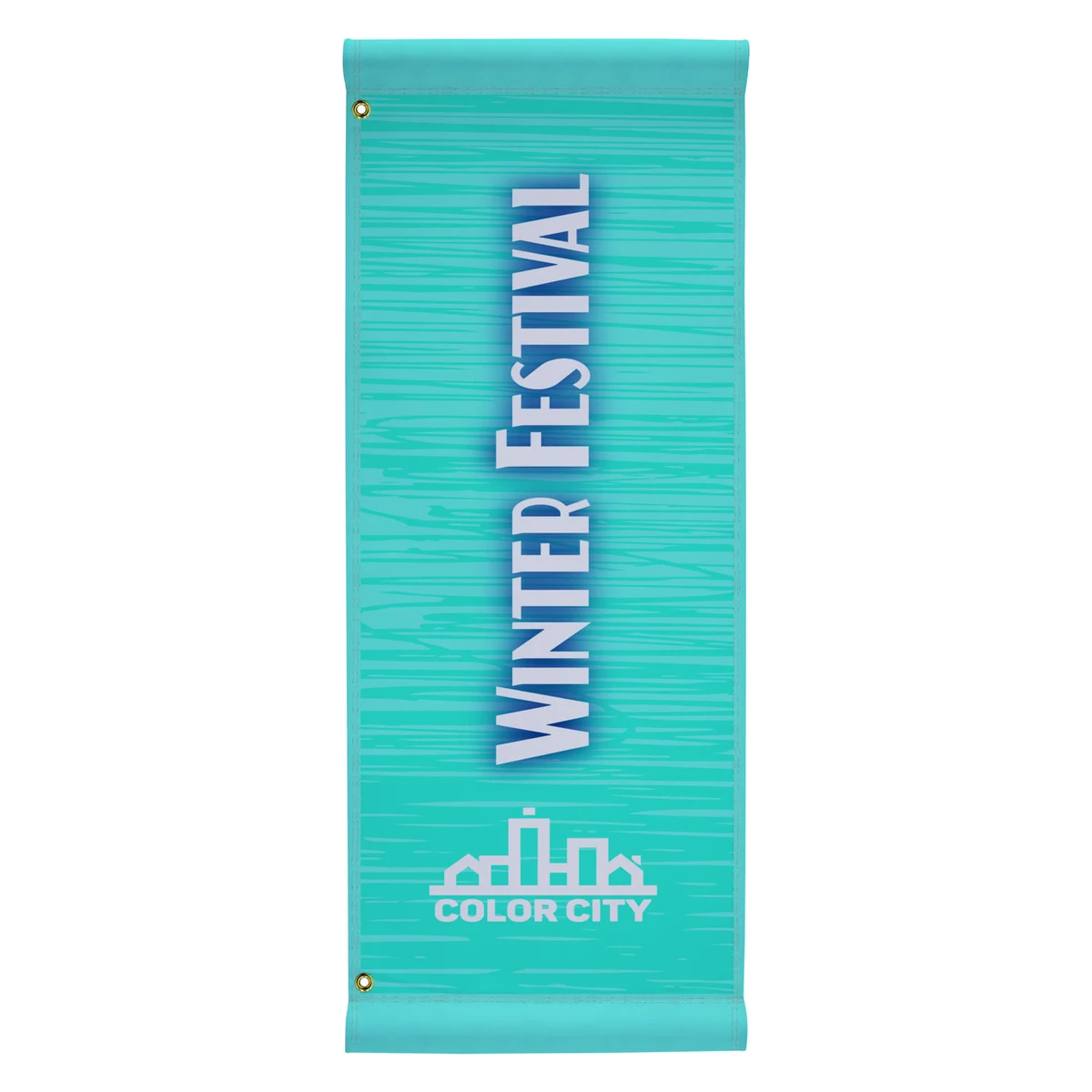 18" x 48" Nylon Boulevard Banner Single-Sided 1