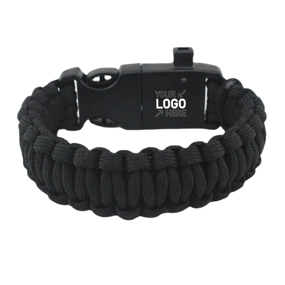 Survival Bracelet With Whistle 1