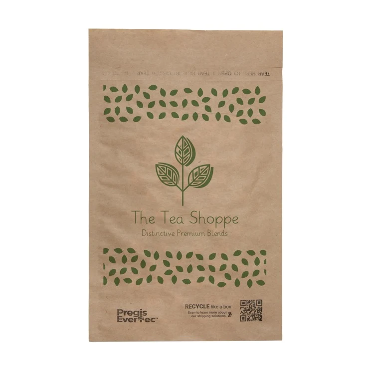 One Color Recyclable Cushioned Natural Paper Mailer (7" x 9") 1