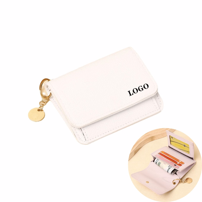Solid Color Wallet Card Case Short Simple Fashion Coin Purse