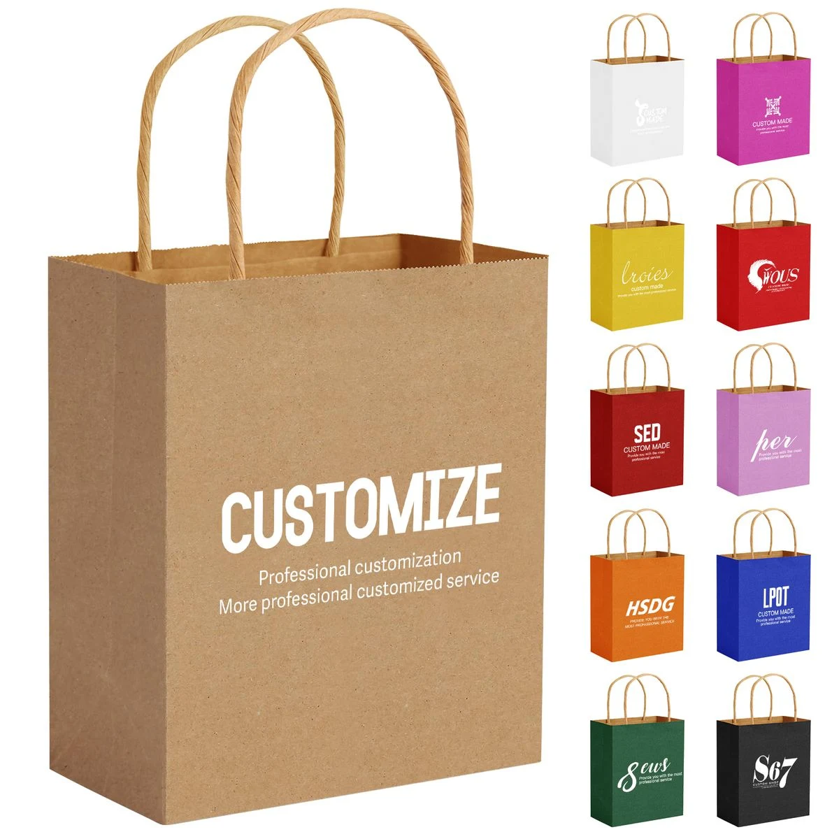Kraft Paper Shopping Bag 1