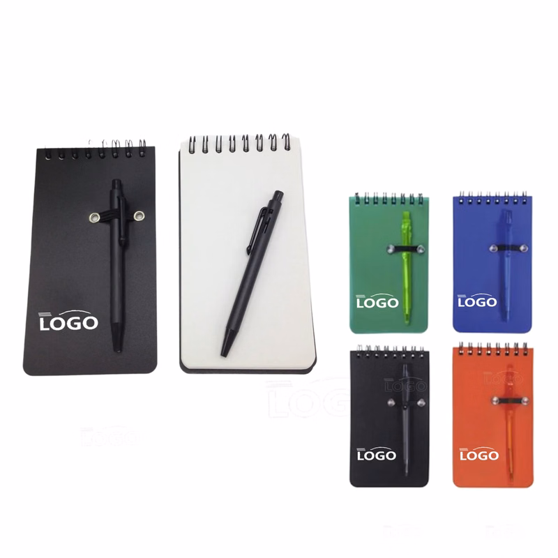 MOQ100 Mini Pocket Spiral Notebook with PP Cover