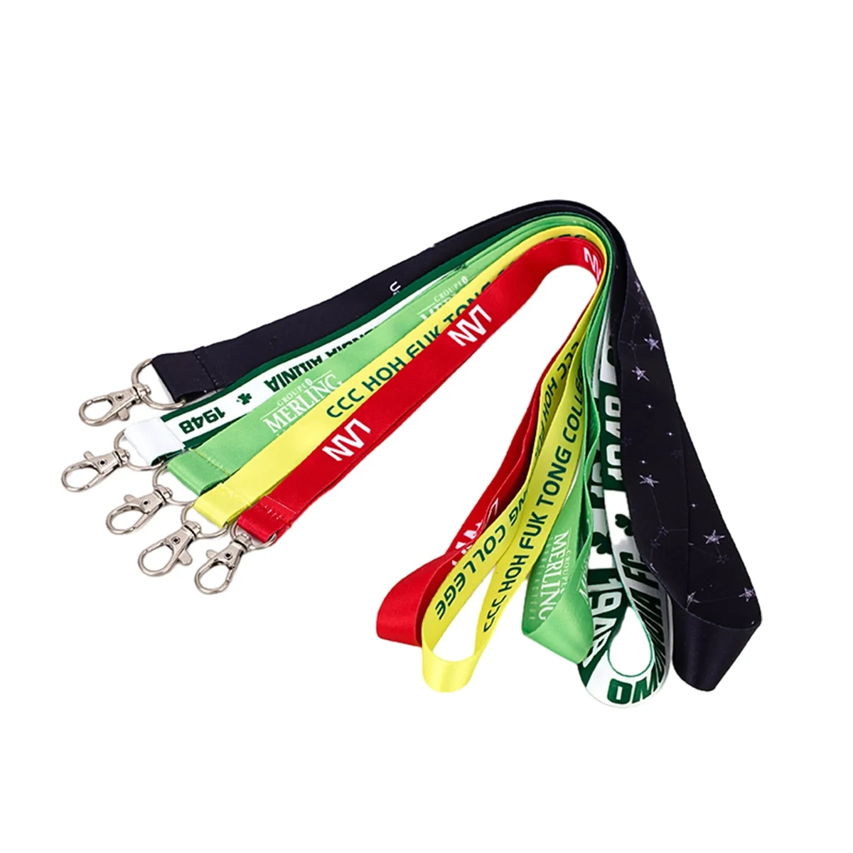 Card Sleeve Webbing Lanyard Work ID Badge Sling MOQ 50PCS 1