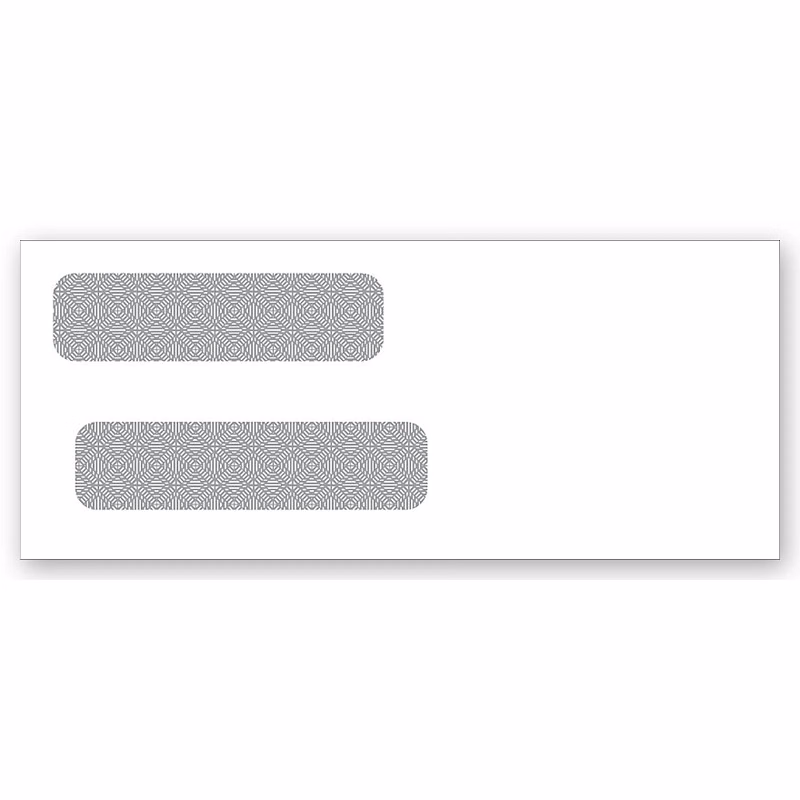 Envelopes, Double Window, Check