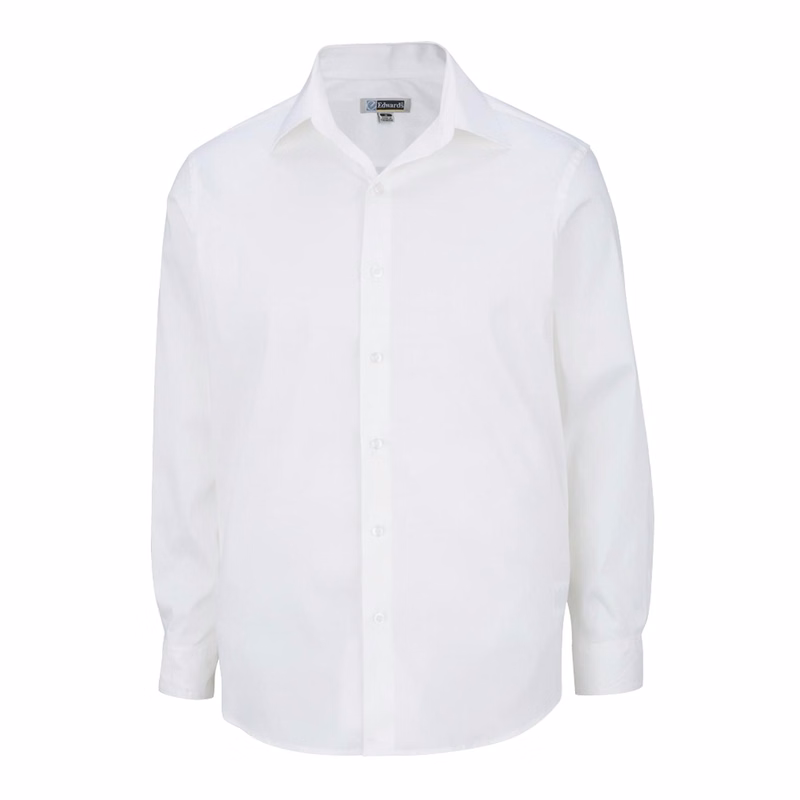 Stretch Broadcloth Long Sleeve Mens Shirt