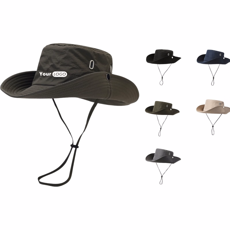 Outdoor Wide Brim Sun Protection Bucket Hat