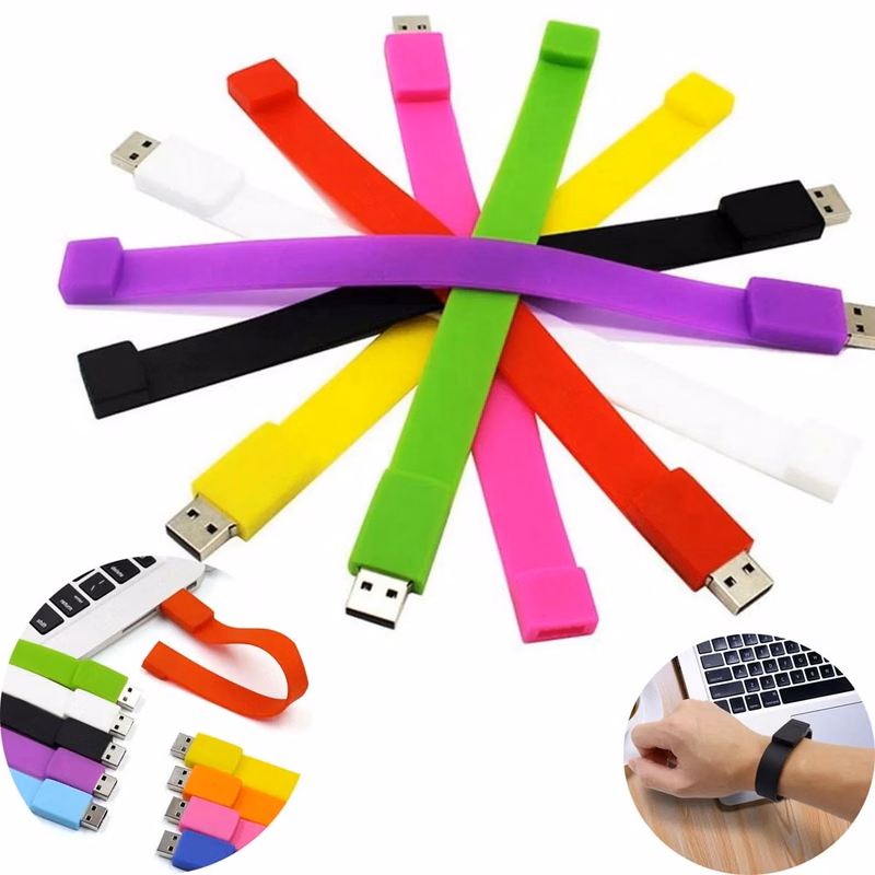 8GB USB 2.0 Memory Wristband Flash Drive