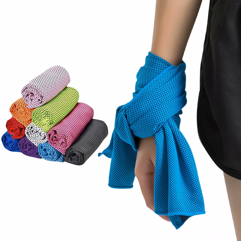 Custom Logo Quick-Dry Cooling Polyester Towel