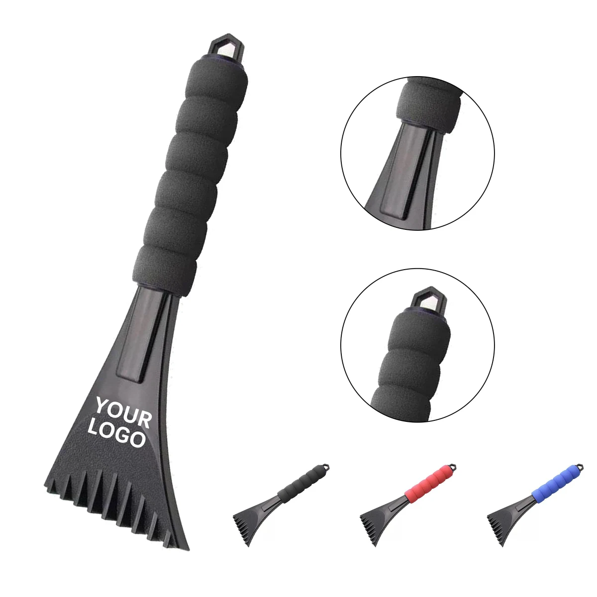 ABS Ice Scraper With EVA Foam Handle 11.5" x 4" 1