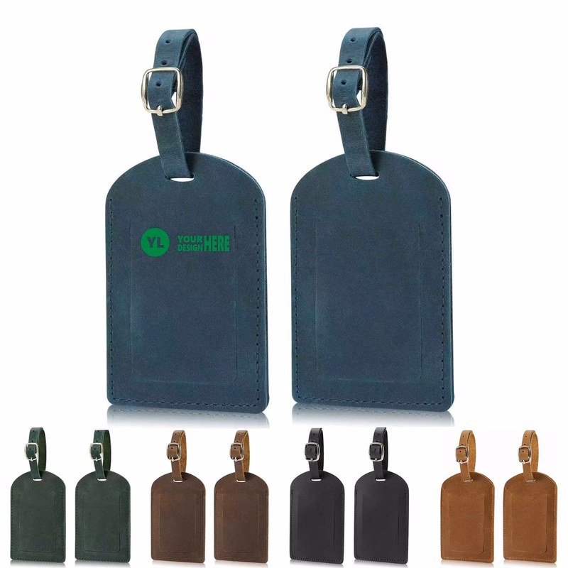 Custom Genuine Leather Luggage Tag
