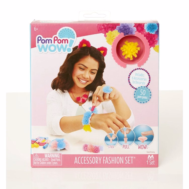 Pom Pom Wow Accessory Fashion Kit - 50 Pom Poms