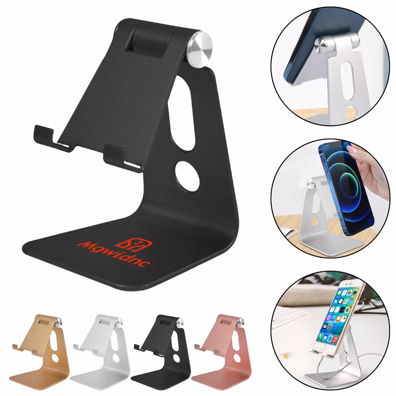 Single Fold Aluminum Alloy Phone Tablet Pad Stand