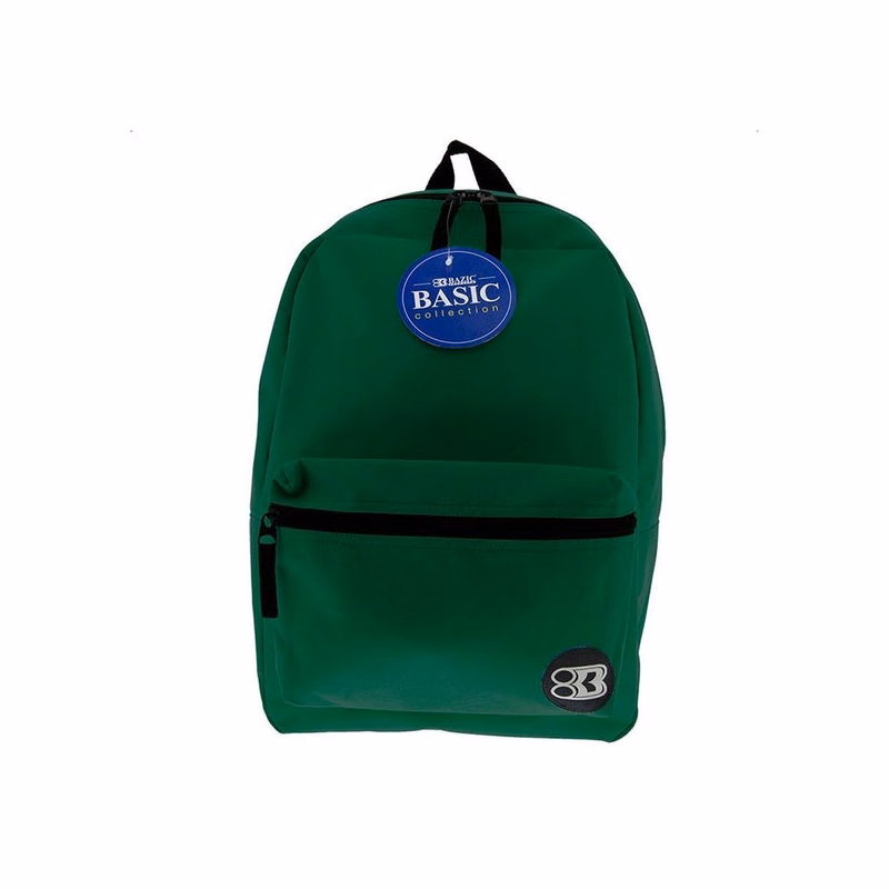 16" Basic Backpacks - Green