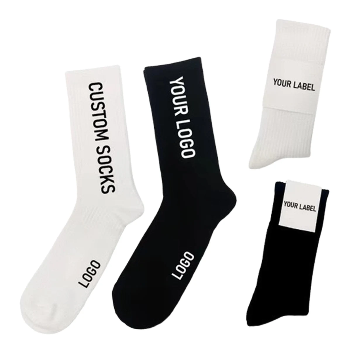 Odor Fighting Antibacterial Mid Calf Cotton Socks 1