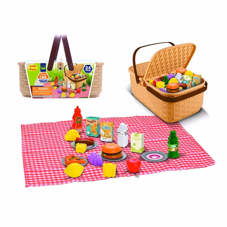 Picnic Time Basket Playset - 23 Piece