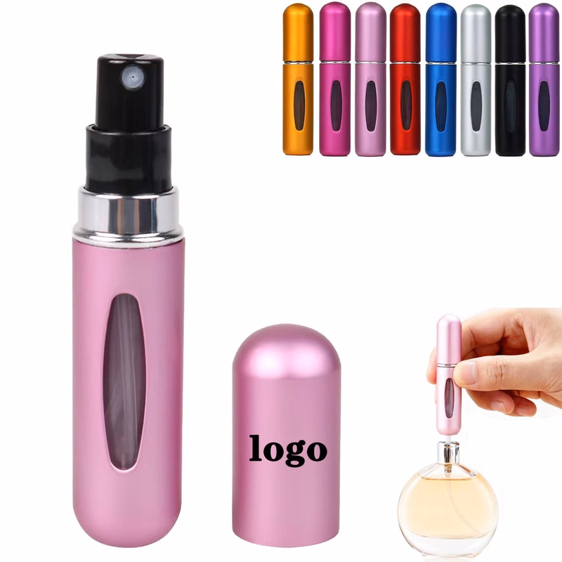 Aluminum Refillable Travel Perfume Spray Bottle Custom Logo