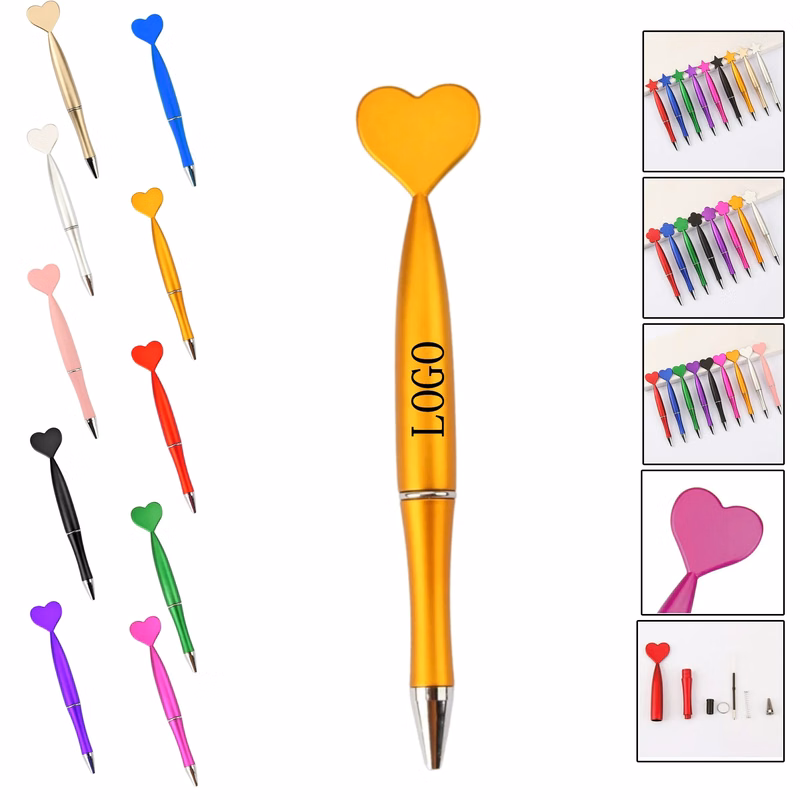 Heart-Shaped Ballpoint Love Pen