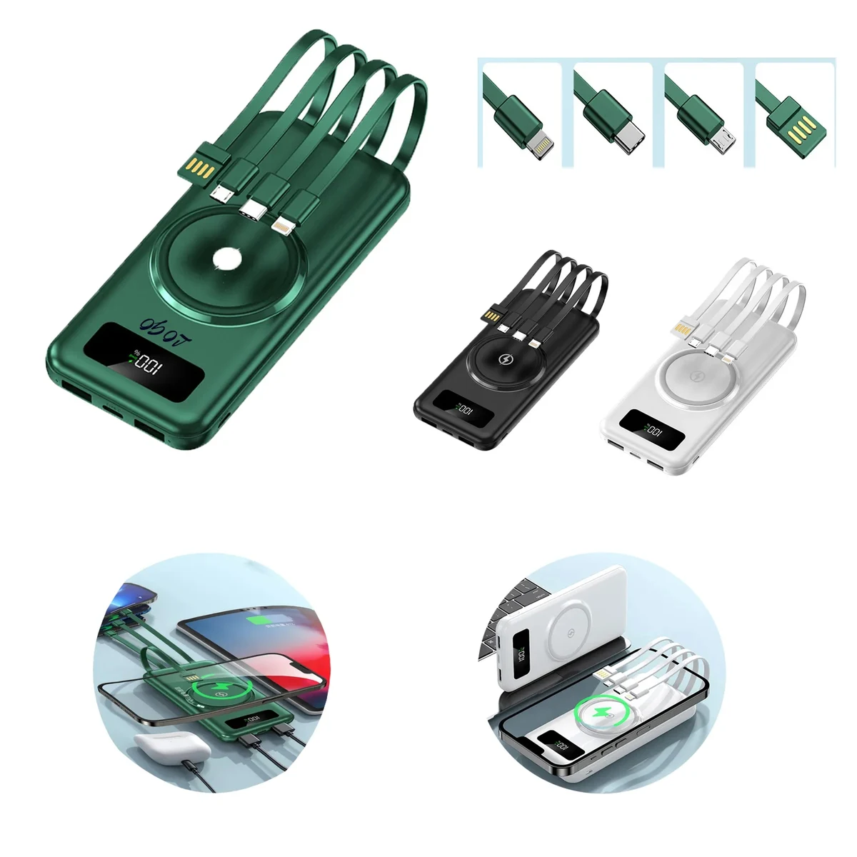 10000 mAh Wireless Power Bank 1