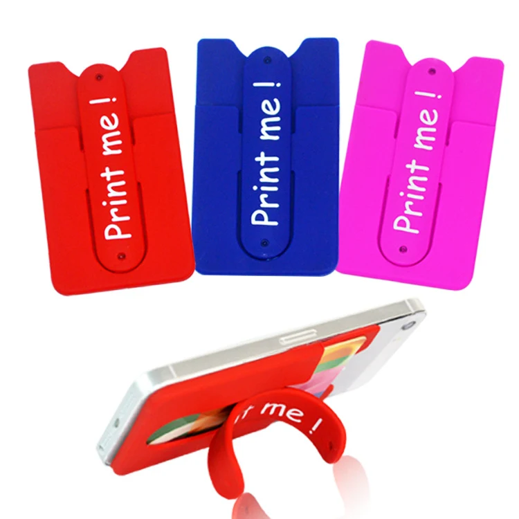 Silicone Mobile Phone Wallet/Holder 1