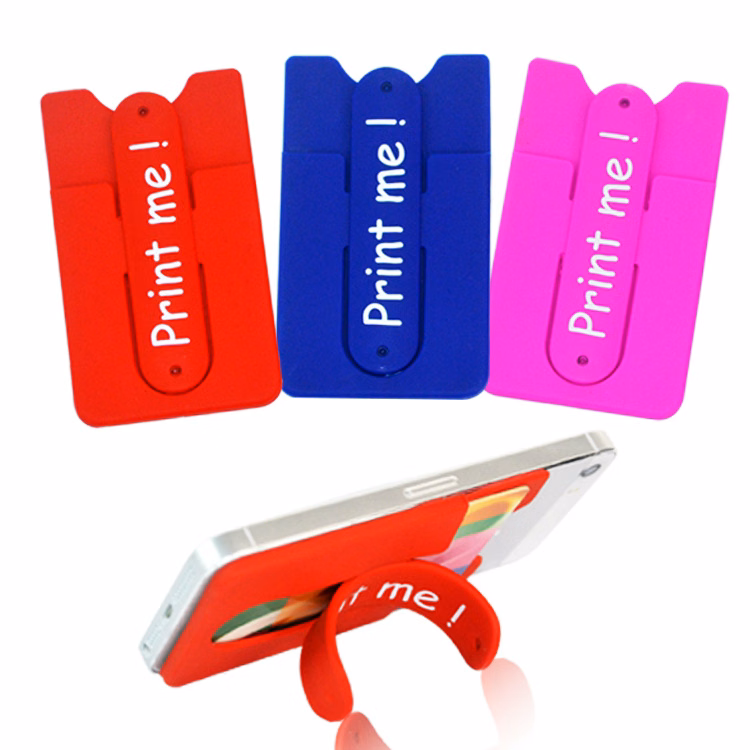 Silicone Mobile Phone Wallet/Holder