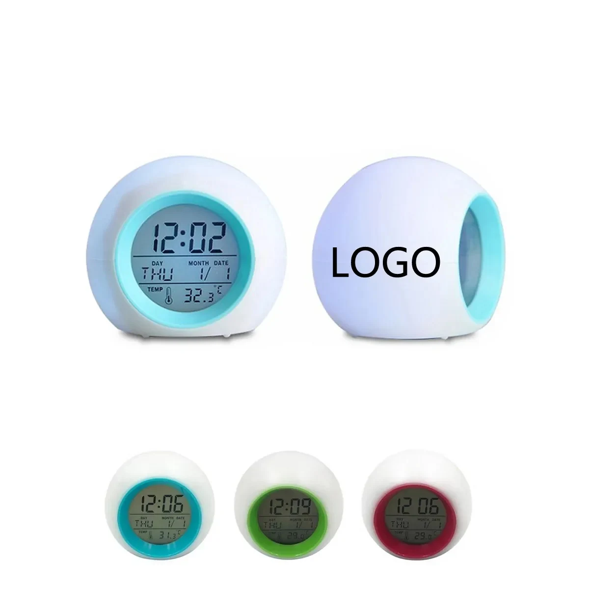 Round Colorful Alarm Clock 1