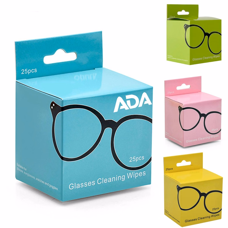 25 PCS Disposable Glasses Wipes