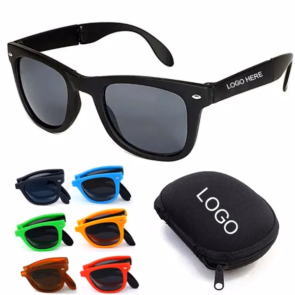 Compact Foldable Sunglasses With Case