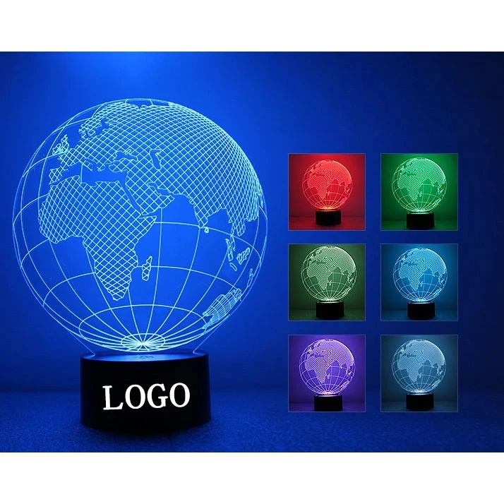 3D Globe Map LED Lamp 1