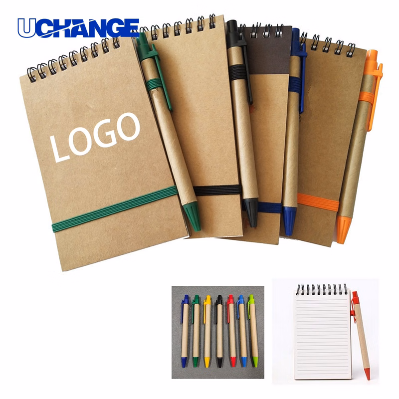 Eco Spiral Notebook with Pen