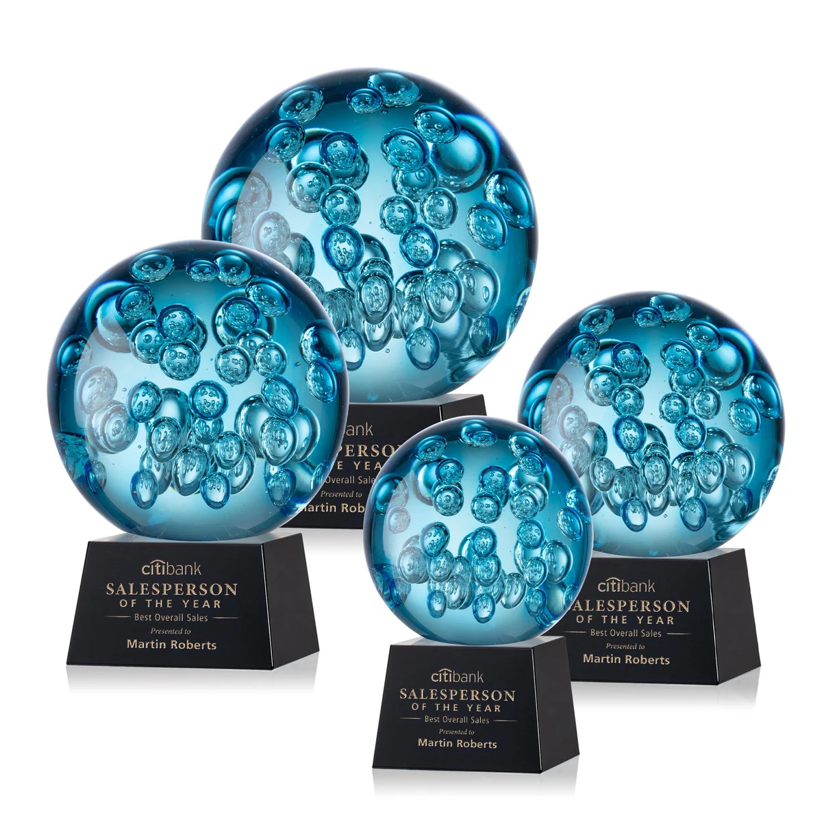 Addison Award on Robson Base - Black 1